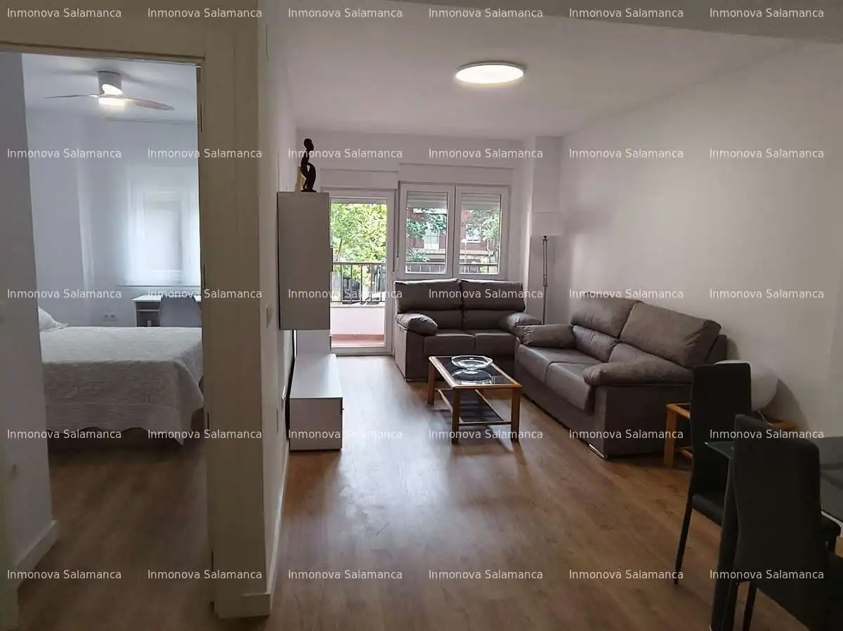 Wohnzimmer von Wohnung zur Miete in Salamanca mit Heizung, Terrasse und Möbliert
