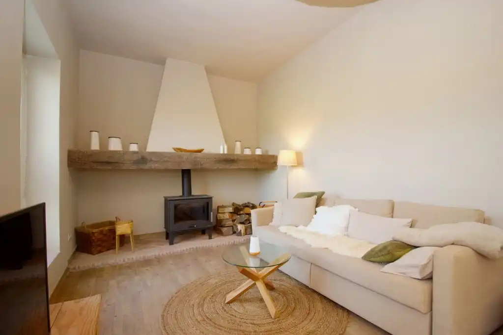 Sala de estar de Finca rústica en venta en Coín con Jardín privado