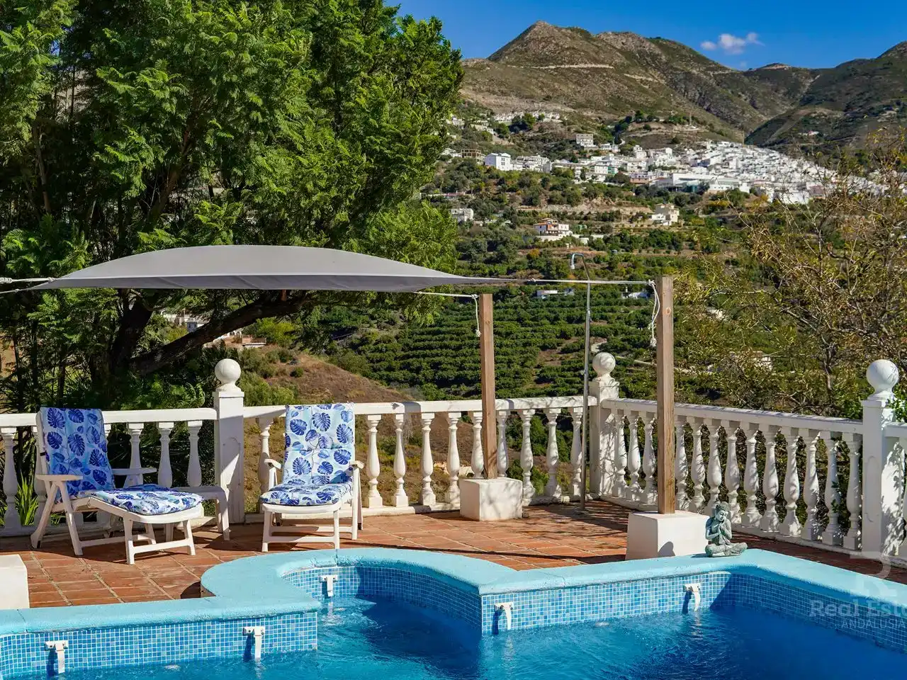 Terraza de Casa o chalet en venta en Cómpeta con Aire acondicionado, Jardín privado y Trastero
