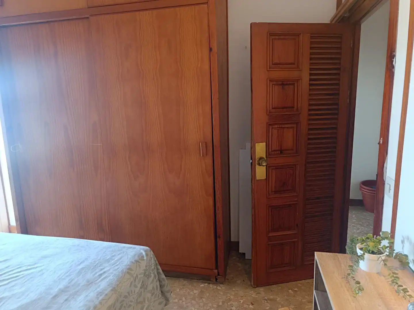 Bedroom of Apartments for rent in Almería  with Heating, Terrace and Furnished
