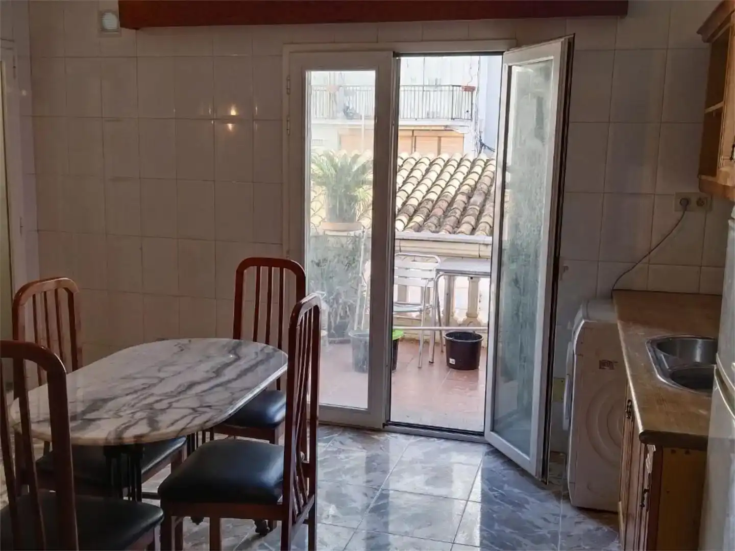 Terrasse von Wohnung zur Miete in  Palma de Mallorca mit Klimaanlage und Balkon