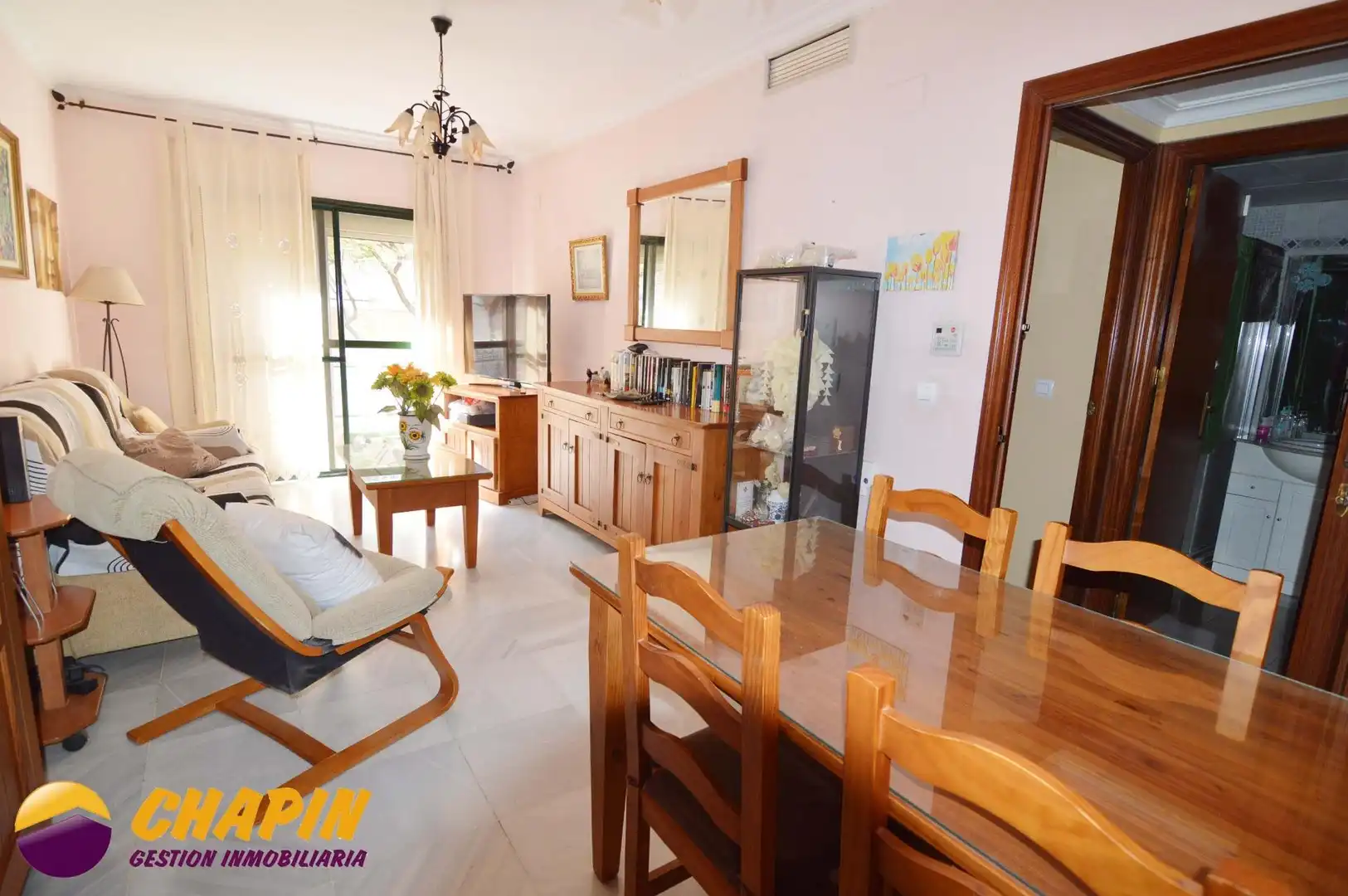 Living room of Flat for sale in Jerez de la Frontera  with Air Conditioner, Storage room and Balcony
