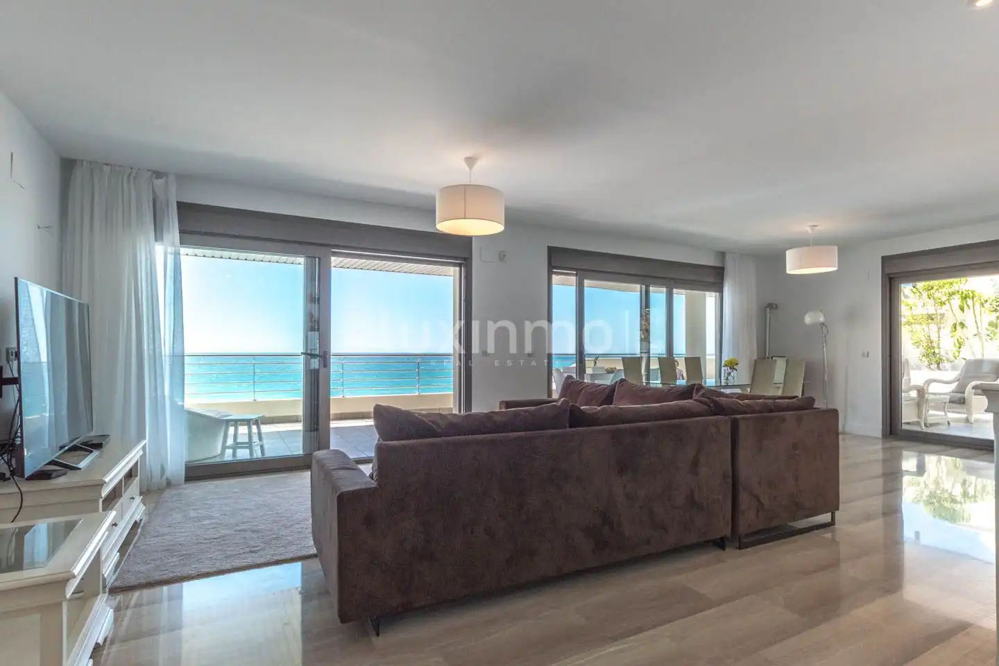 Sala de estar de Ático en venta en Altea con Aire acondicionado, Calefacción y Terraza