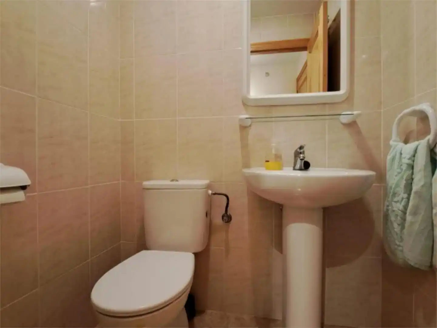 Bathroom of Flat for rent in La Manga del Mar Menor  with Air Conditioner, Private garden and Swimming Pool