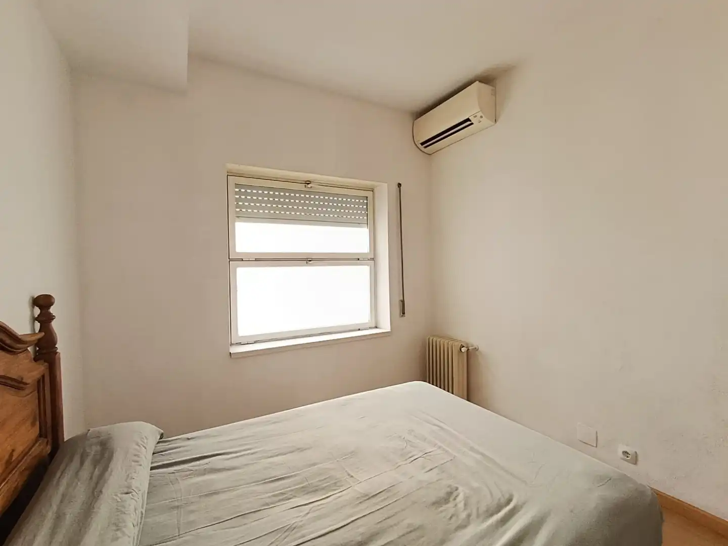 Schlafzimmer von Wohnung zur Miete in Madrid mit Klimaanlage, Heizung und Parkett