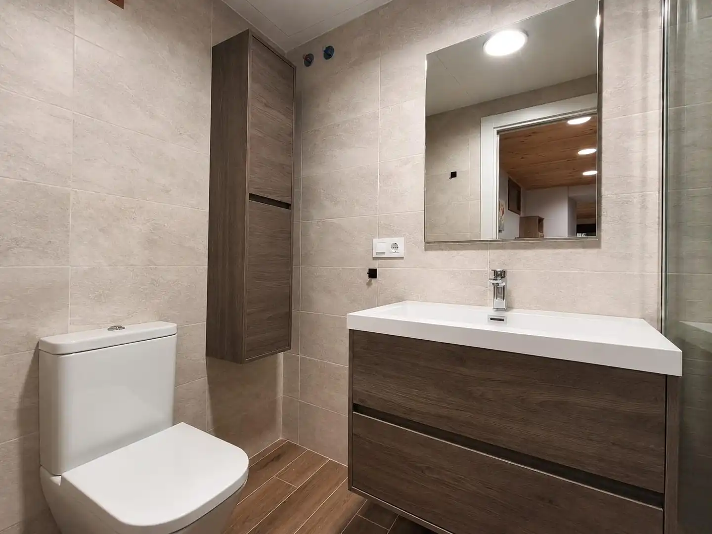 Bany de Apartament en venda en Hervás amb Aire condicionat i Moblat