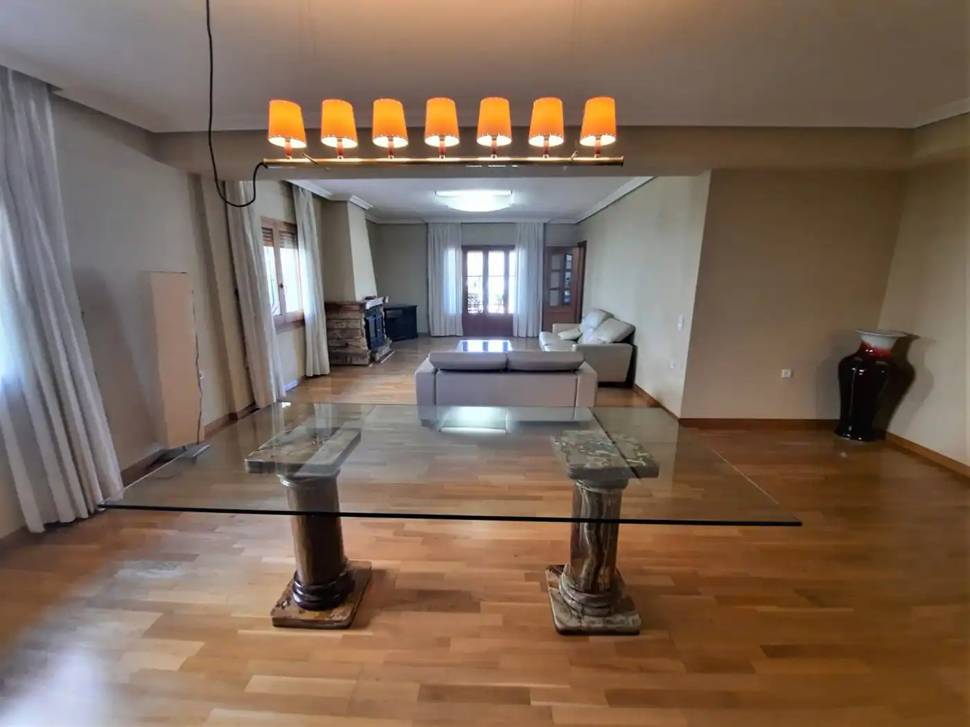 Comedor de Casa o chalet en venta en Murcia con Aire acondicionado, Jardín privado y Parquet