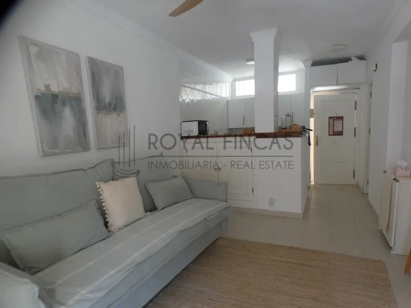Sala de estar de Estudio en venta en Benalmádena con Terraza y Amueblado