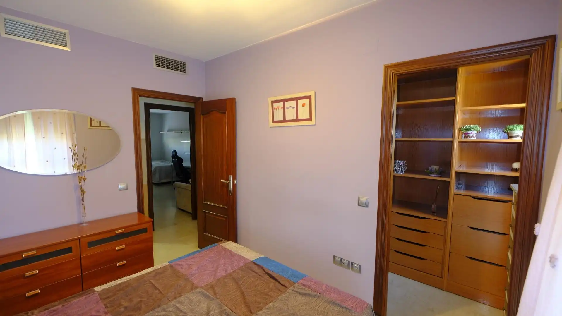 Bedroom of Attic for rent in Alcalá de Guadaira  with Air Conditioner, Heating and Terrace