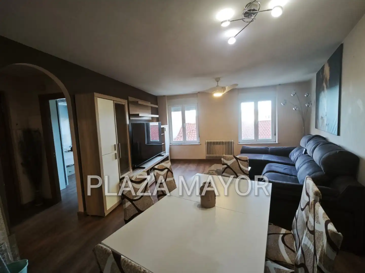 Sala de estar de Piso en venta en Salamanca con Calefacción, Parquet y Amueblado