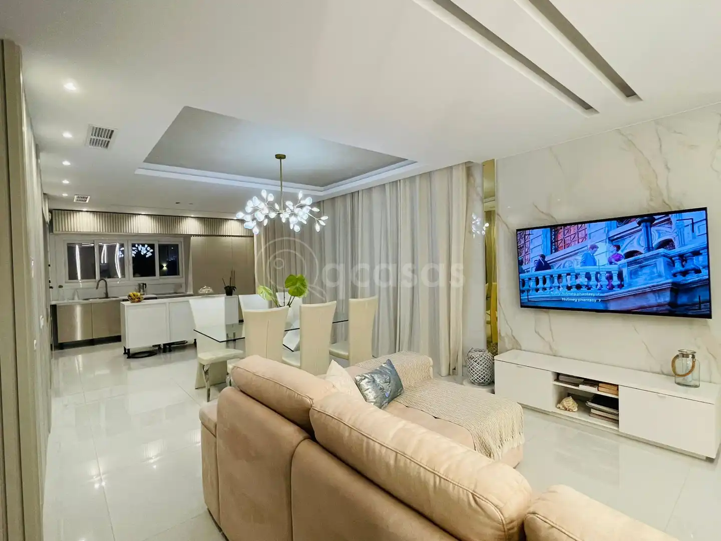 Sala de estar de Casa o chalet en venta en Benalmádena con Aire acondicionado, Calefacción y Jardín privado