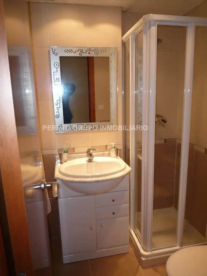 Baño de Apartamento en venta en Dénia con Aire acondicionado, Calefacción y Jardín privado