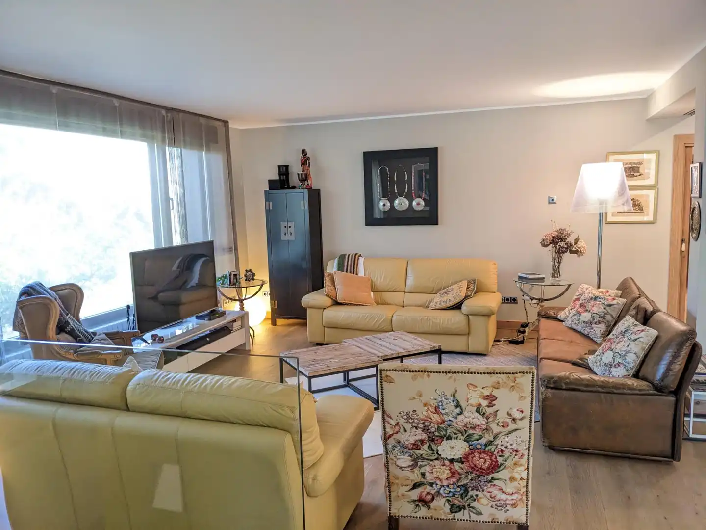 Sala de estar de Casa o chalet en venta en Ayegui / Aiegi con Aire acondicionado, Jardín privado y Terraza