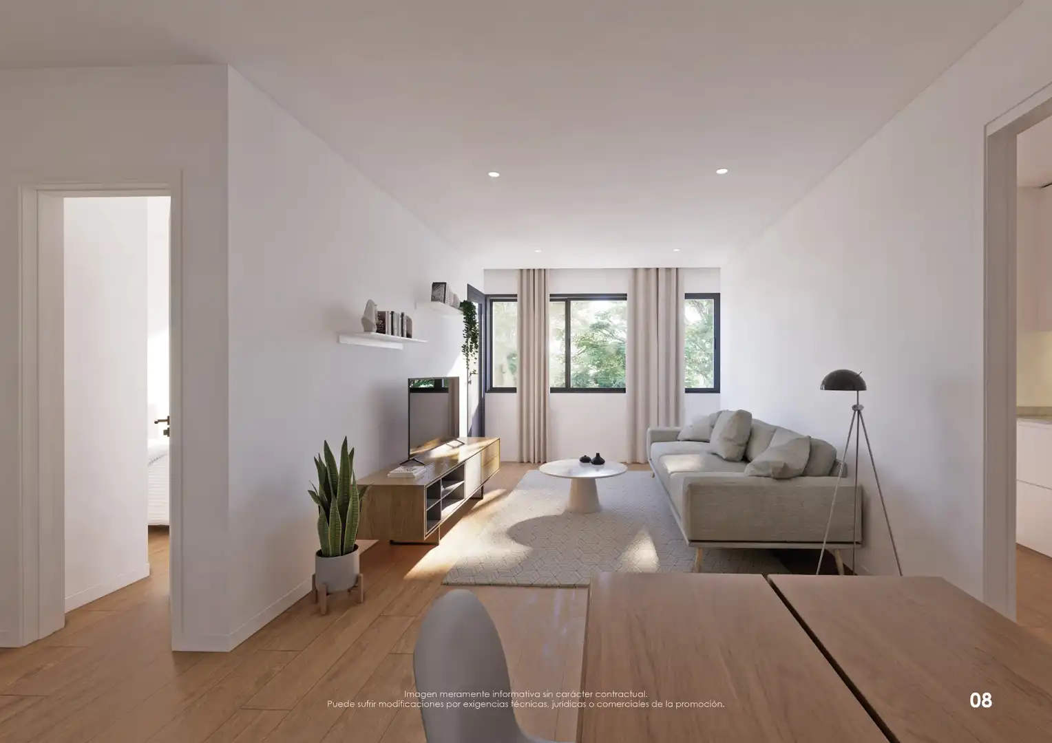 Wohnzimmer von Wohnung zum Verkauf in La Pobla de Vallbona mit Terrasse und Balkon