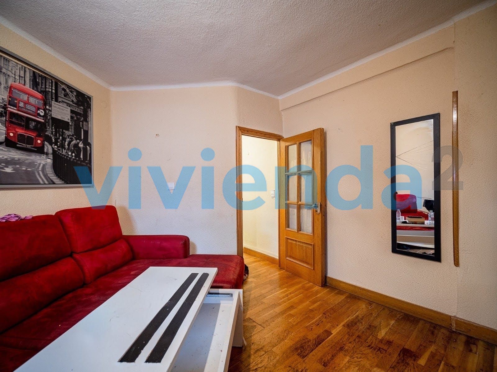 Living room of Flat for sale in  Madrid Capital  with Furnished