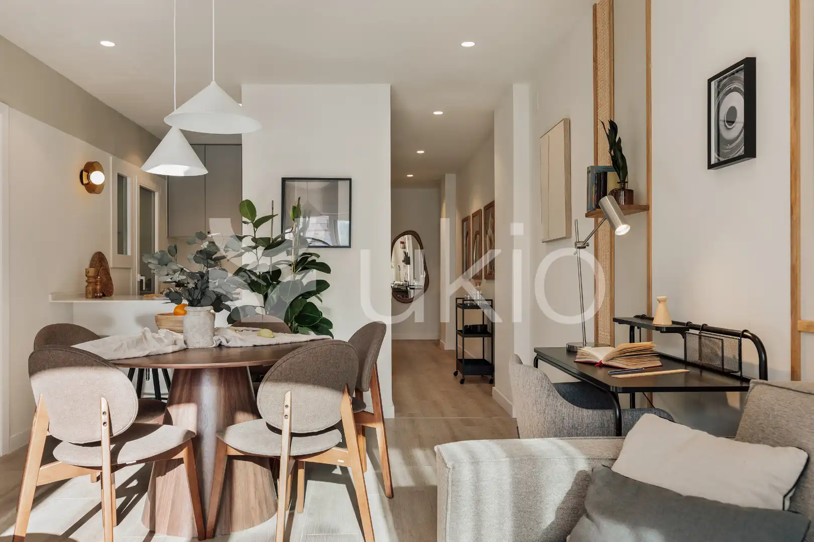 Living room of Apartments for rent in Barcelona  with Air Conditioner, Furnished and Oven