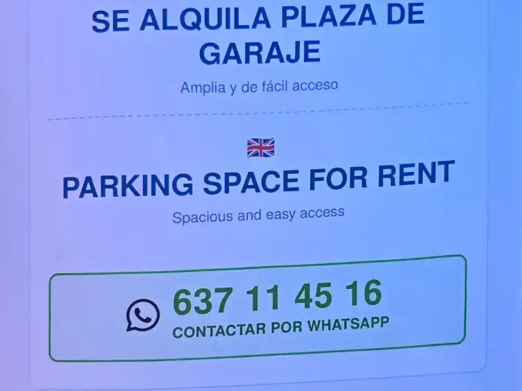 Aparcament de Garatge de lloguer en Torre-Pacheco