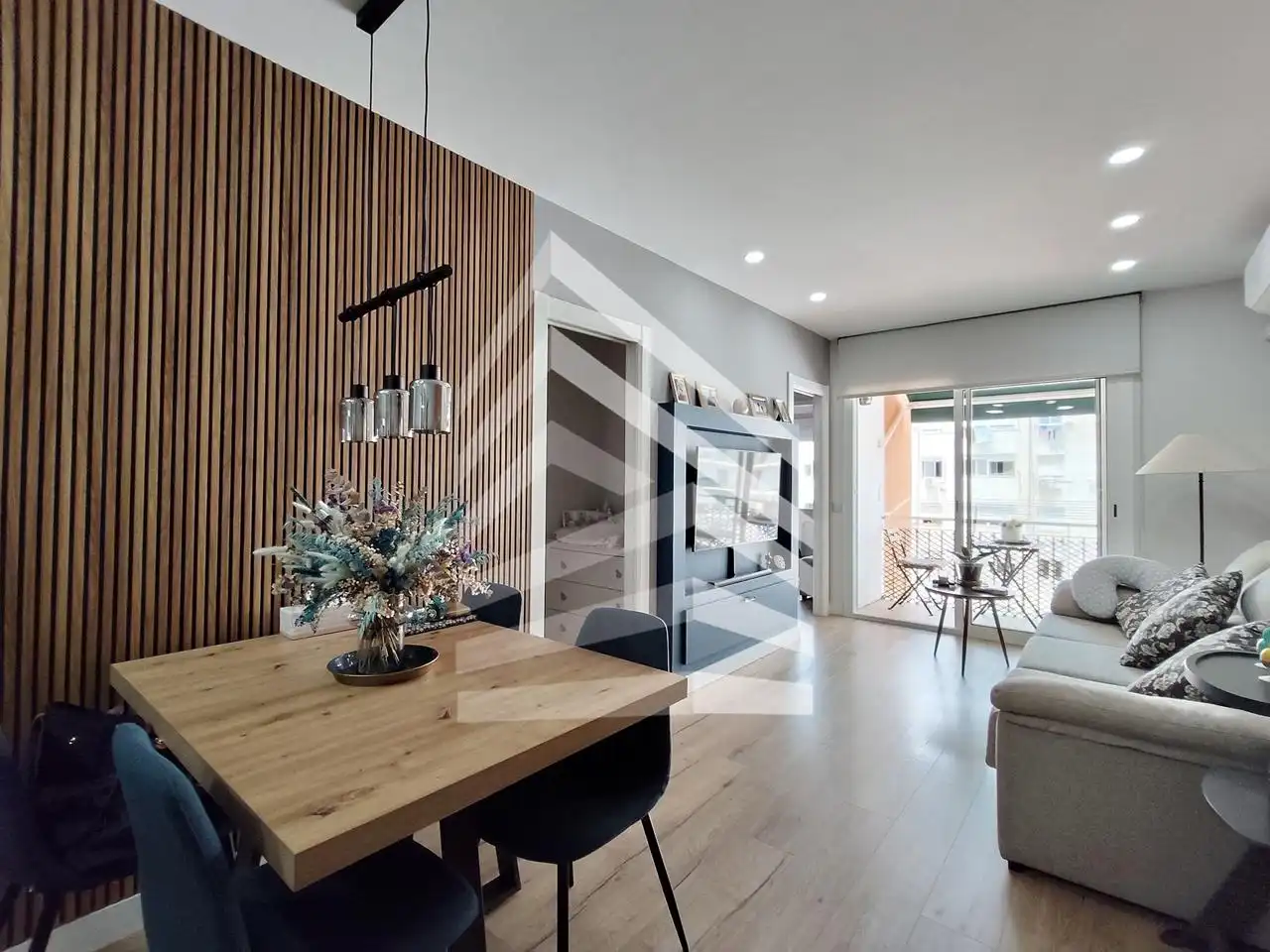 Wohnzimmer von Wohnung zum Verkauf in Barcelona mit Heizung, Parkett und Möbliert