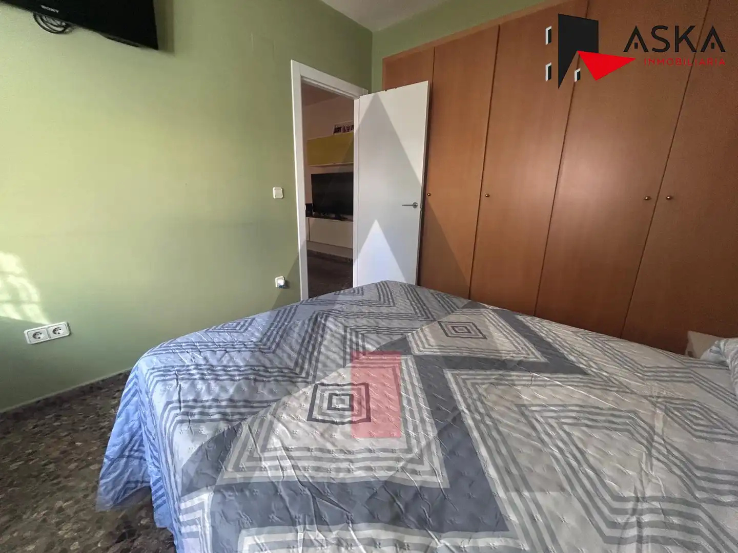 Bedroom of Flat for sale in Alfafar  with Air Conditioner and Storage room