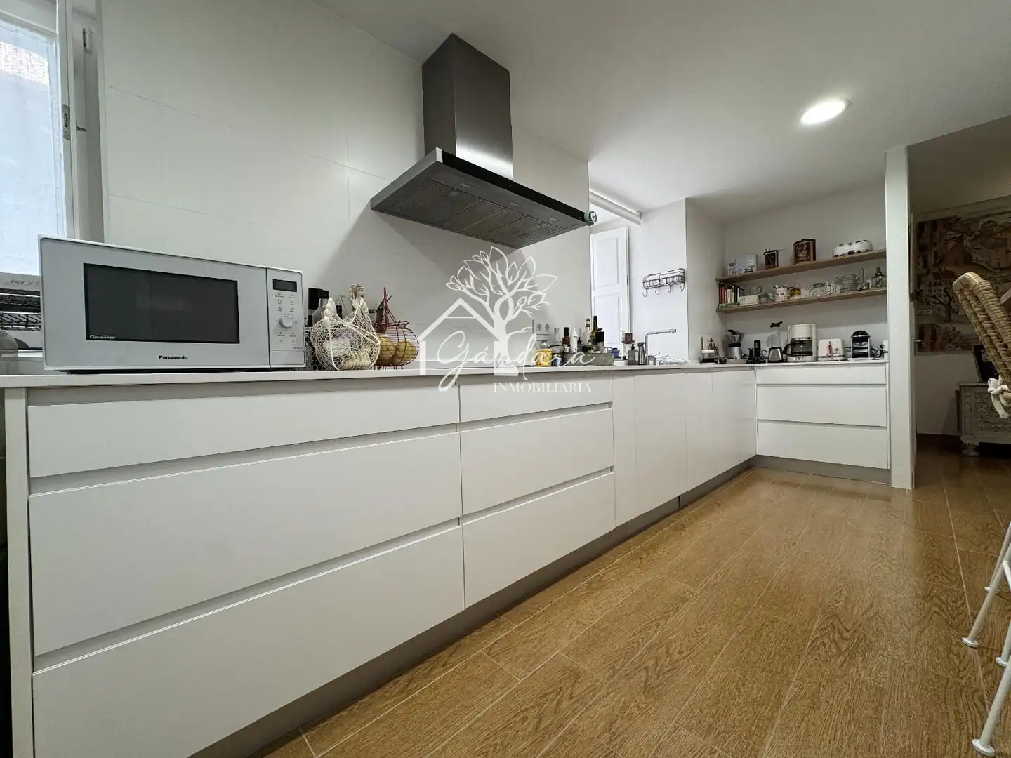 Küche von Wohnung zum Verkauf in Ares mit Heizung, Terrasse und Ofen