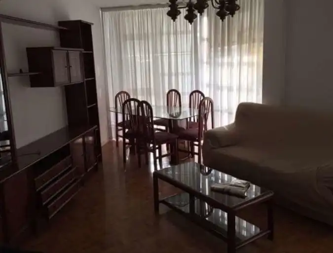 Living room of Flat for rent in Santiago de Compostela   with Furnished