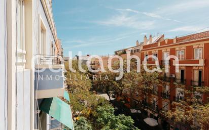 Exterior view of Flat for sale in  Valencia Capital  with Heating, Terrace and Balcony