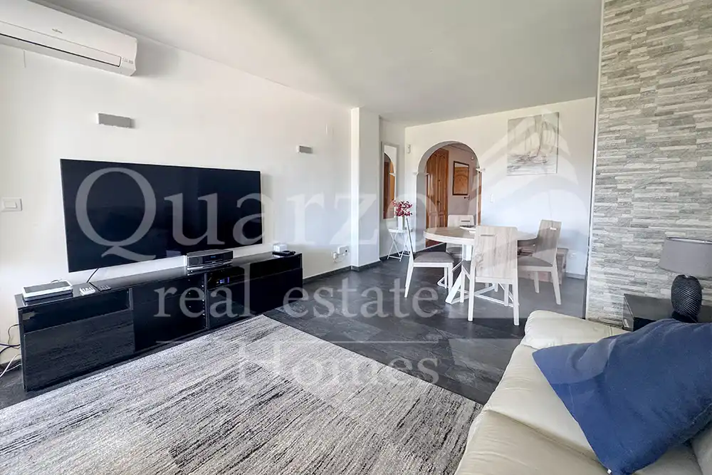 Sala de estar de Apartamento en venta en Dénia con Aire acondicionado, Calefacción y Terraza