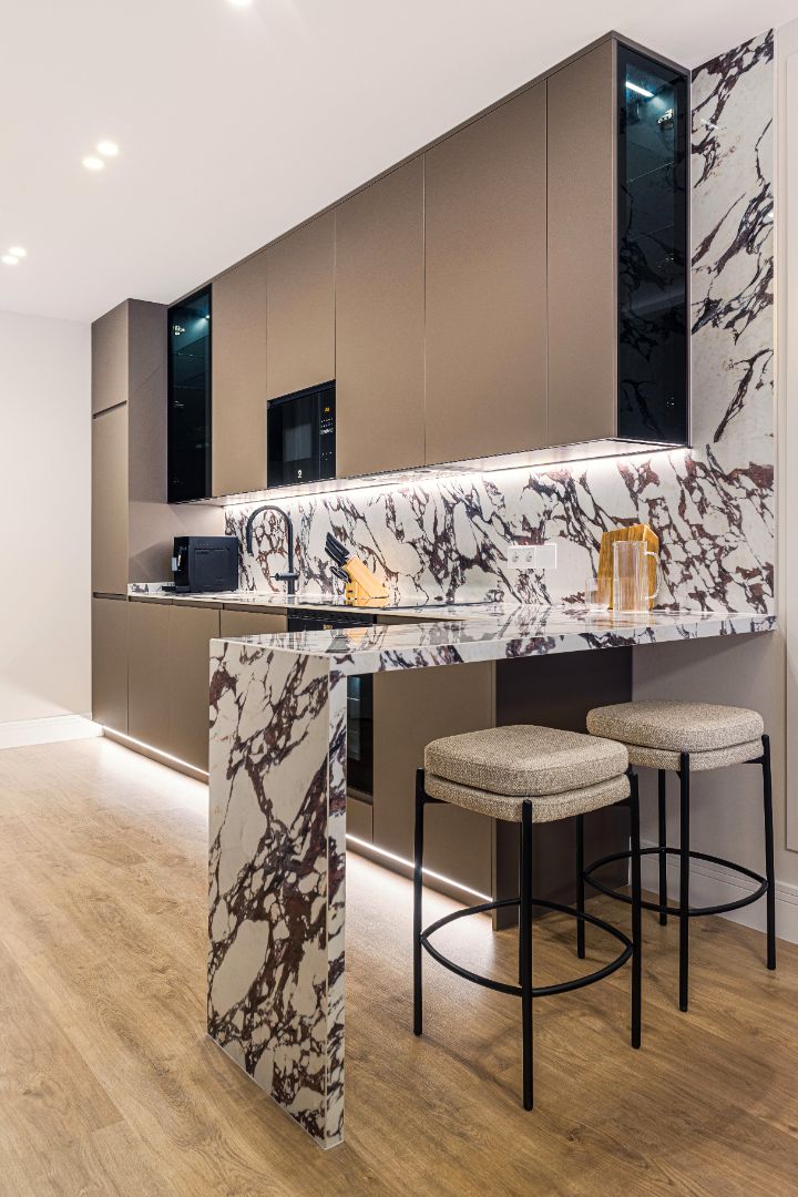Kitchen of Apartment for sale in  Madrid Capital  with Furnished and Balcony