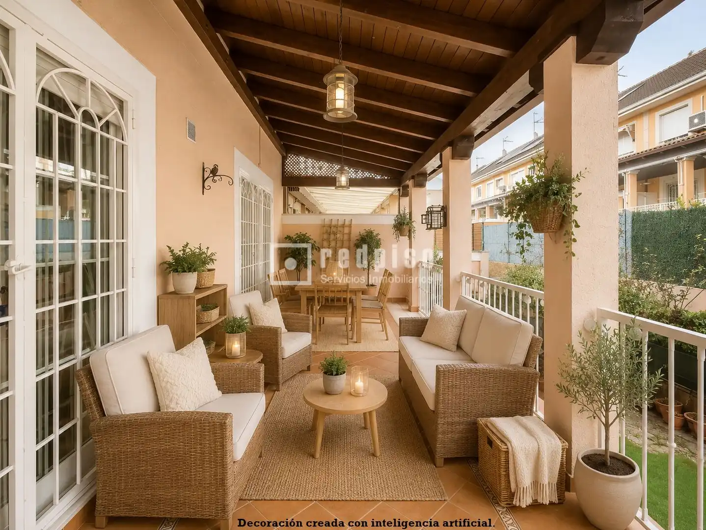 Terraza de Casa o chalet en venta en Alcorcón con Calefacción, Terraza y Trastero