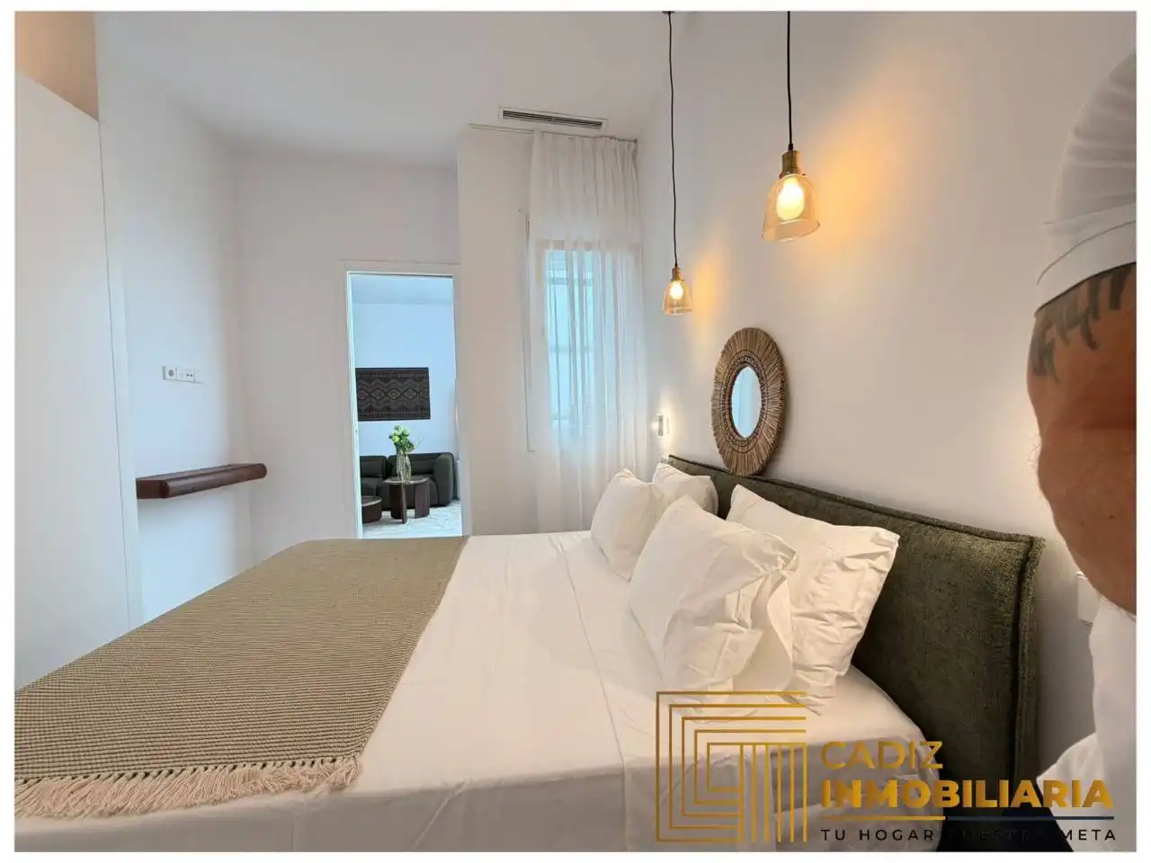Bedroom of Flat for sale in Cádiz  with Air Conditioner and Furnished