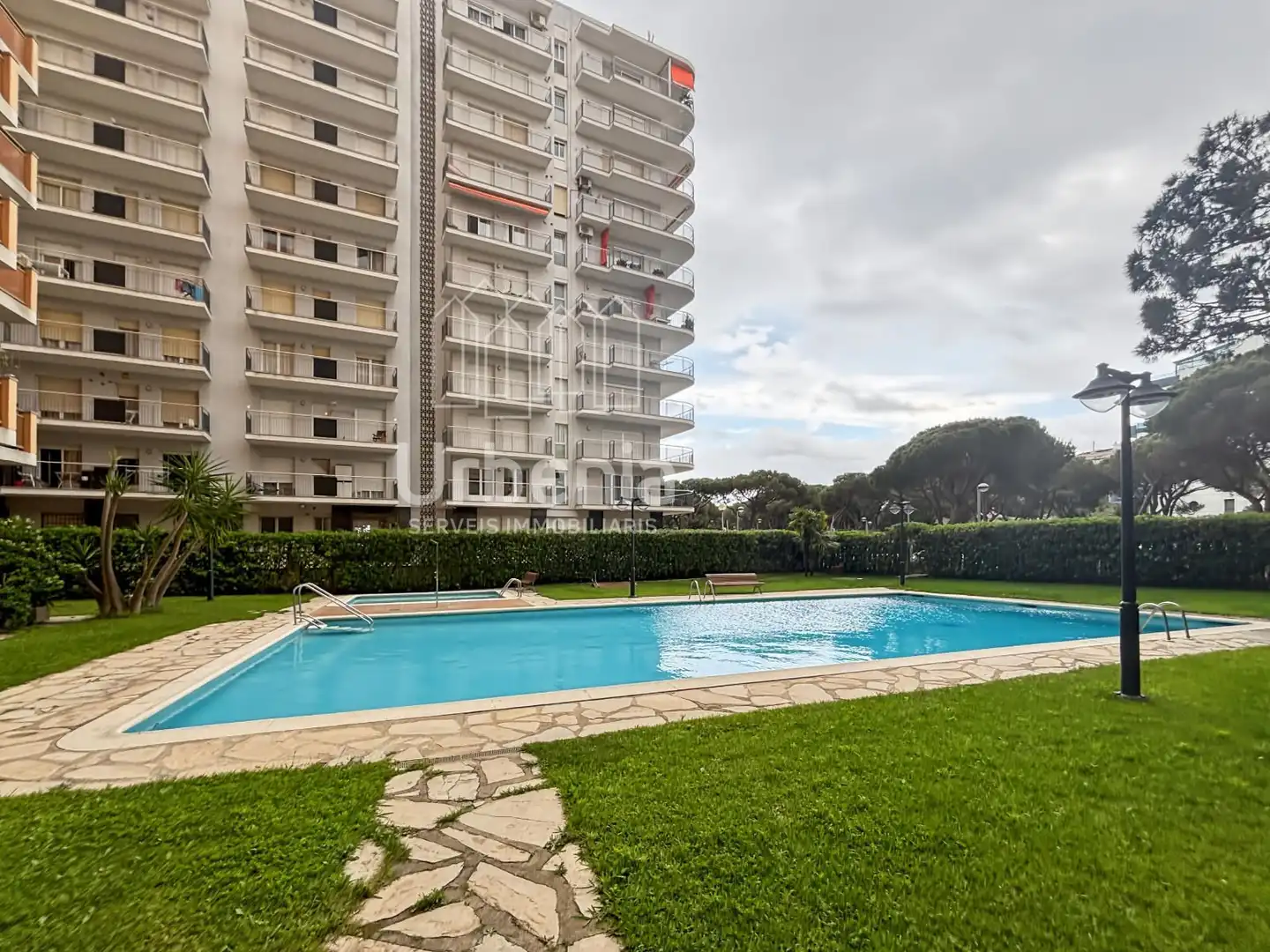 Schwimmbecken von Wohnung zum Verkauf in Blanes mit Terrasse, Schwimmbad und Möbliert