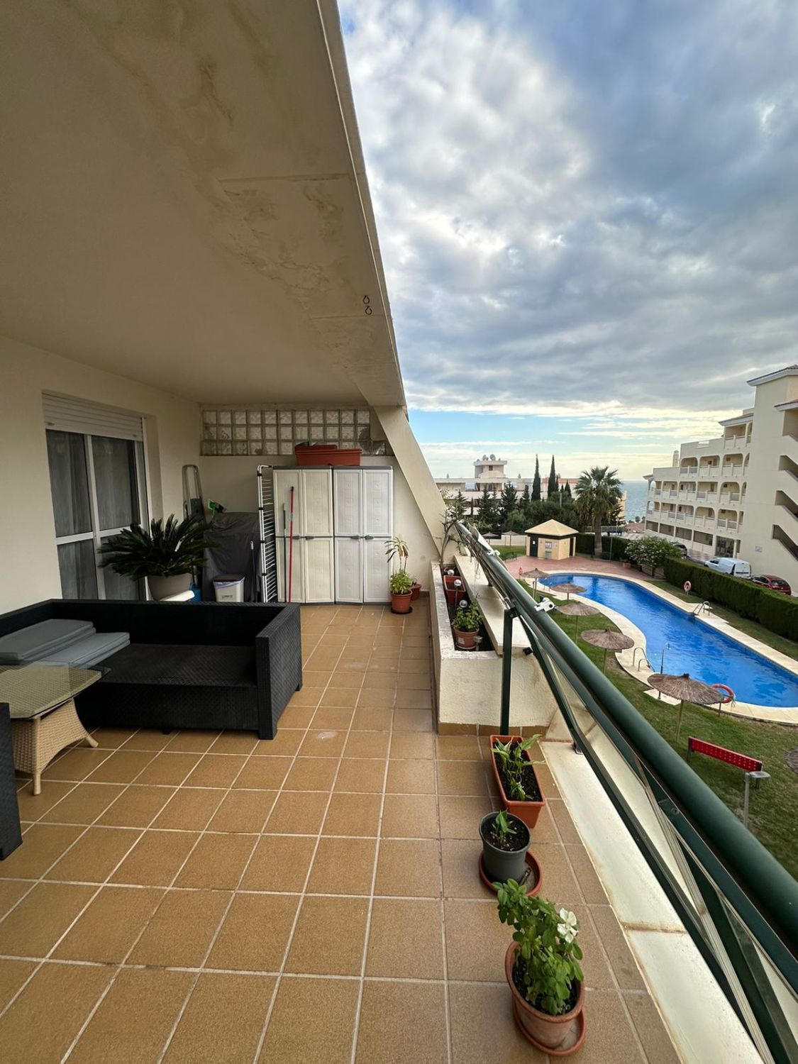 Terrace of Flat for sale in Benalmádena  with Heating, Terrace and Community pool