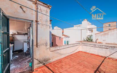 Exterior view of Single-family semi-detached for sale in Es Castell  with Terrace