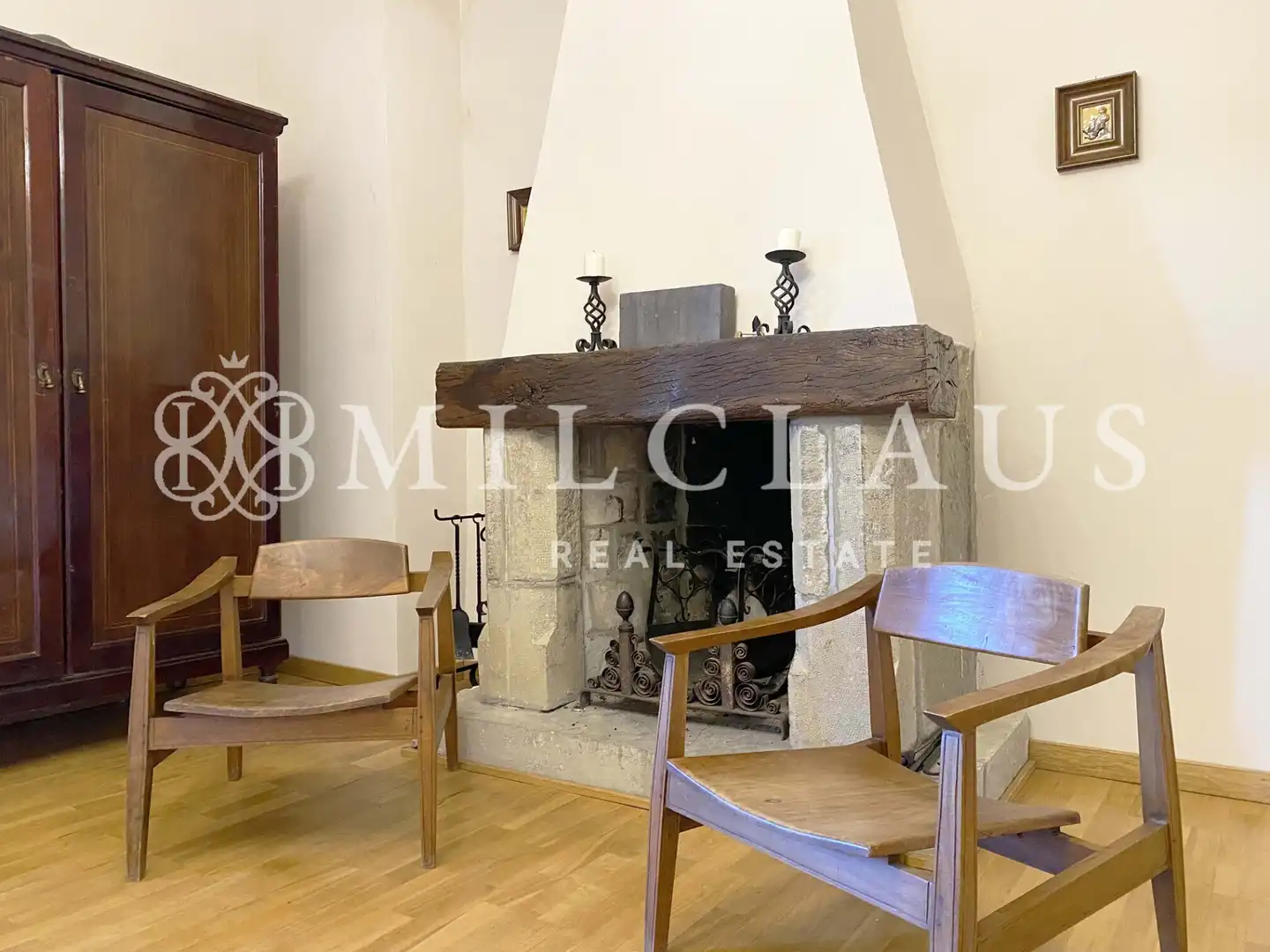 Sala d'estar de Finca rústica en venda en Talamanca amb Aire condicionat, Calefacció i Jardí privat