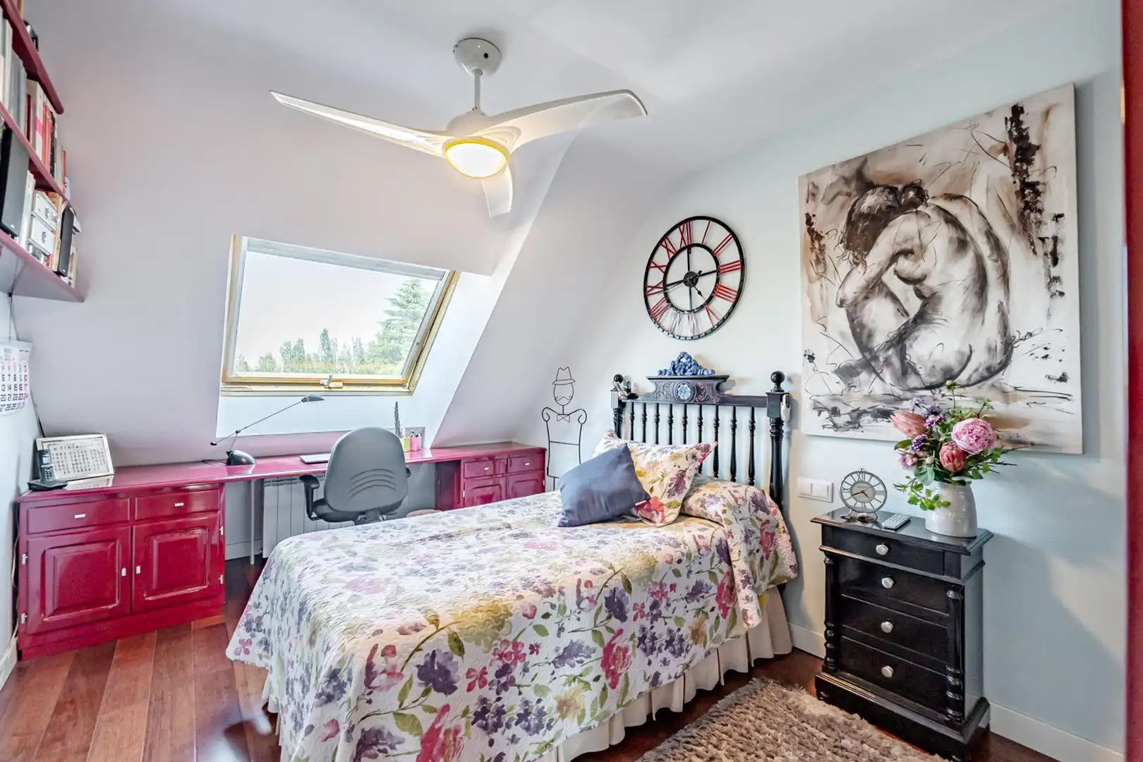 Schlafzimmer von Maisonette zum Verkauf in Majadahonda mit Heizung, Privatgarten und Terrasse