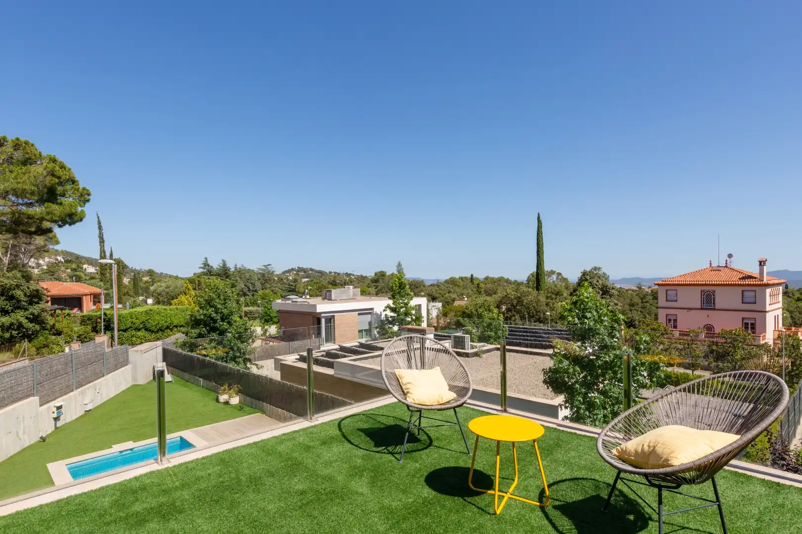 Terrassa de Casa o xalet en venda en Matadepera amb Aire condicionat, Calefacció i Jardí privat