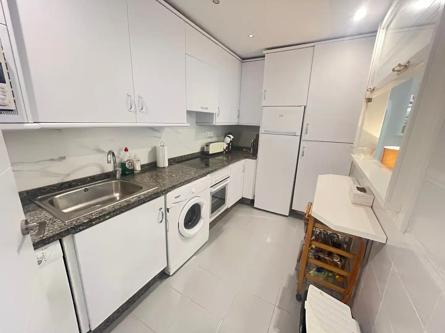 Kitchen of Flat for rent in Marbella  with Air Conditioner, Heating and Furnished