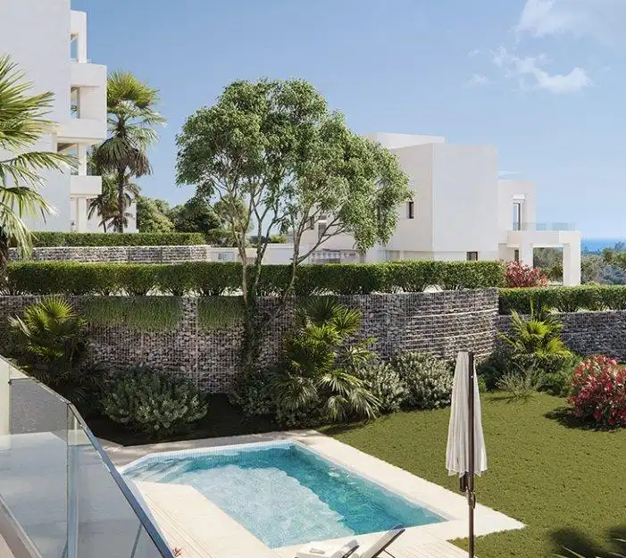 Garten von Wohnungen zum Verkauf in Marbella mit Klimaanlage, Heizung und Privatgarten