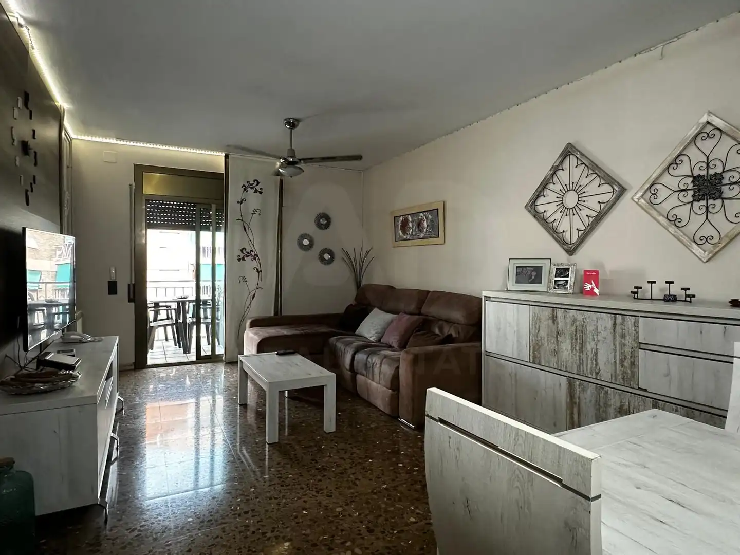 Sala d'estar de Pis en venda en Vilanova i la Geltrú amb Aire condicionat i Calefacció