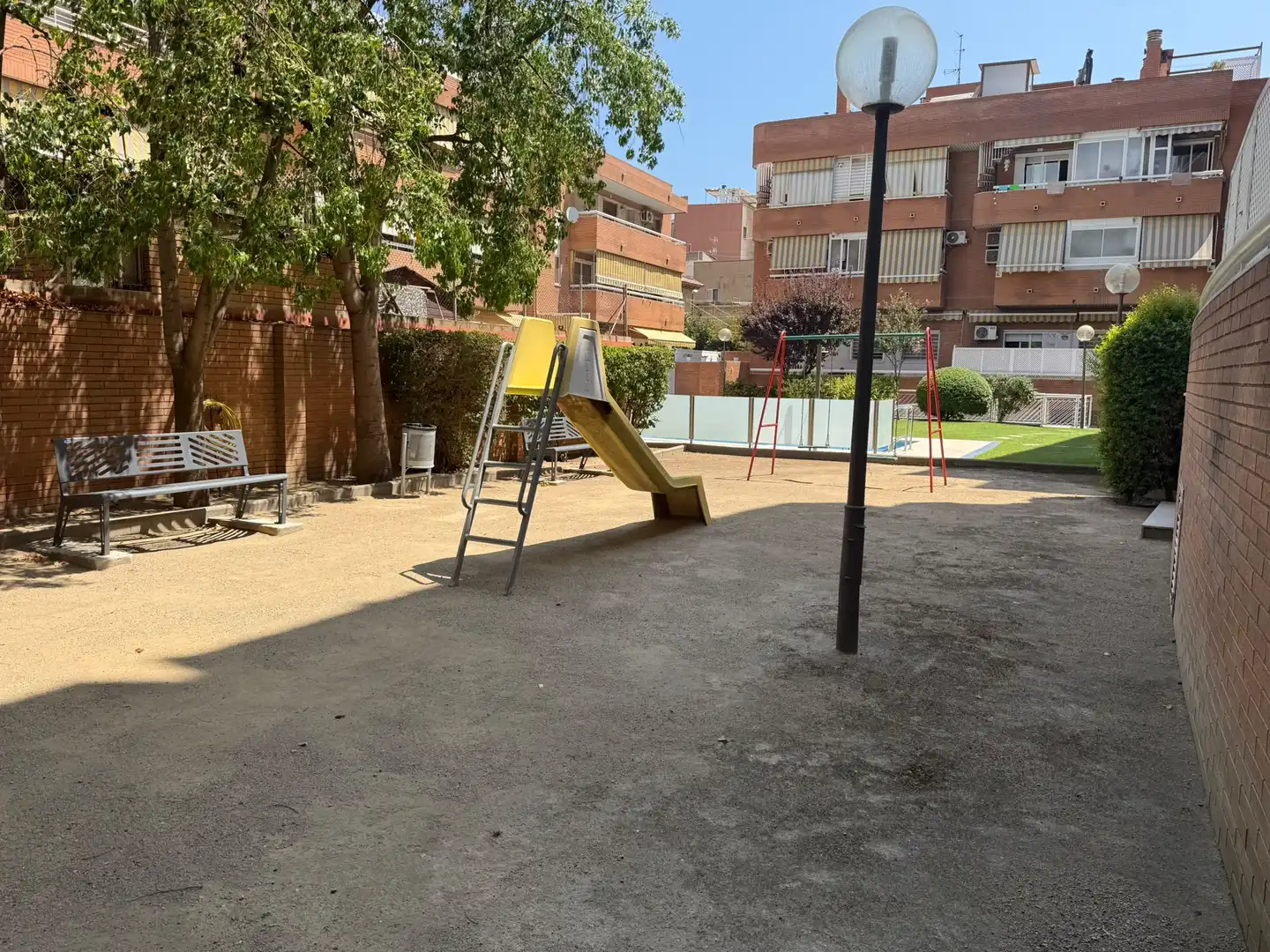 Parking of Flat for sale in Cornellà de Llobregat  with Heating, Private garden and Swimming Pool