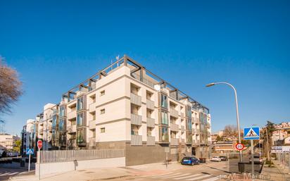 Exterior view of Flat for sale in  Madrid Capital  with Air Conditioner, Heating and Storage room