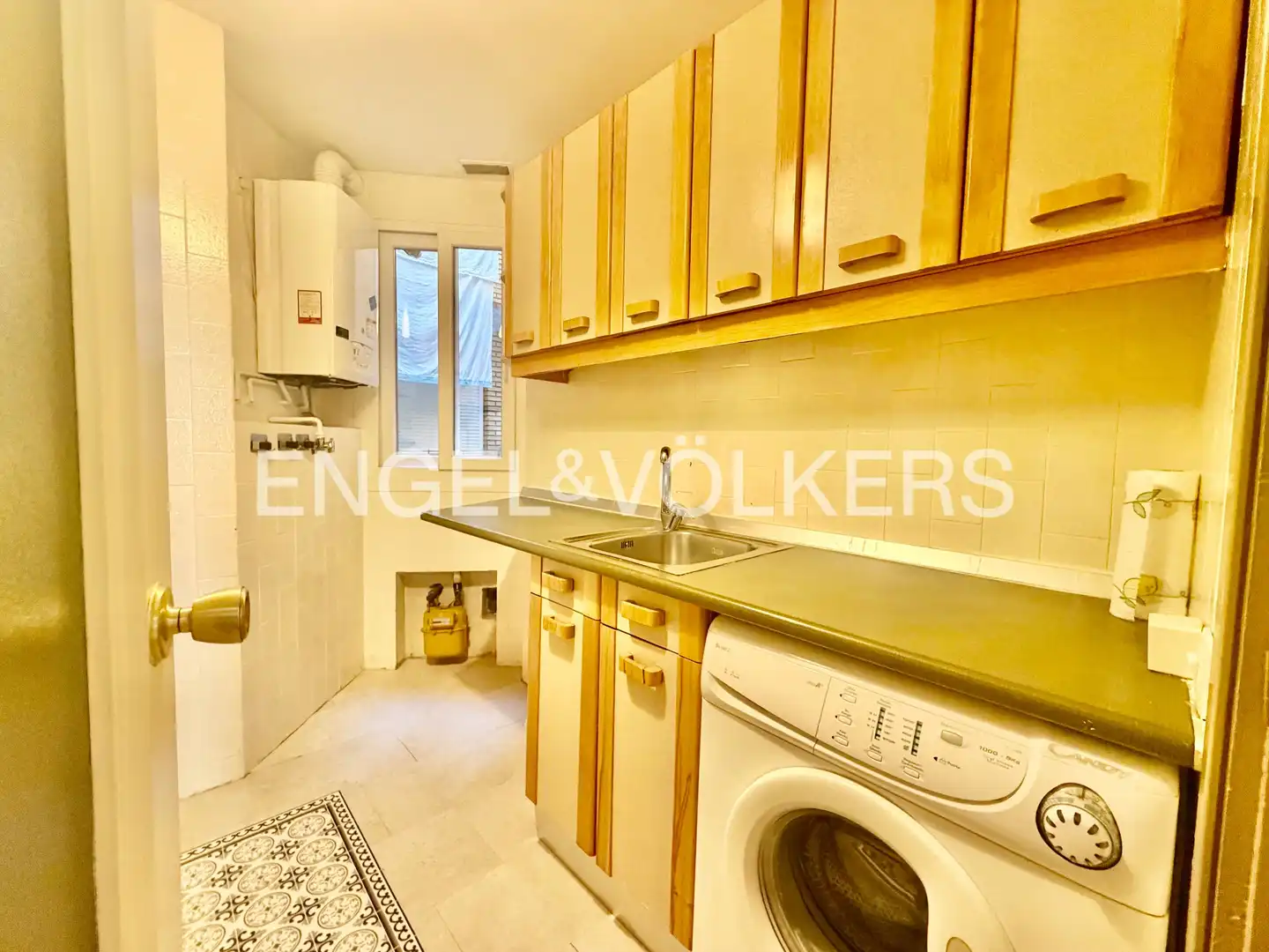 Cocina de Piso de alquiler en Madrid con Aire acondicionado, Calefacción y Parquet