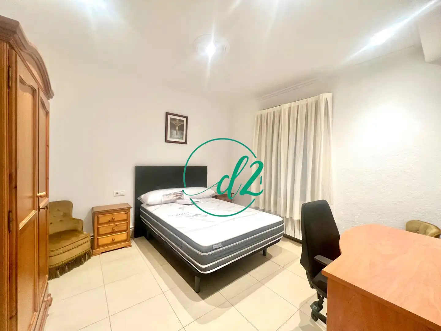 Bedroom of Apartments for rent in Ourense Capital   with Furnished