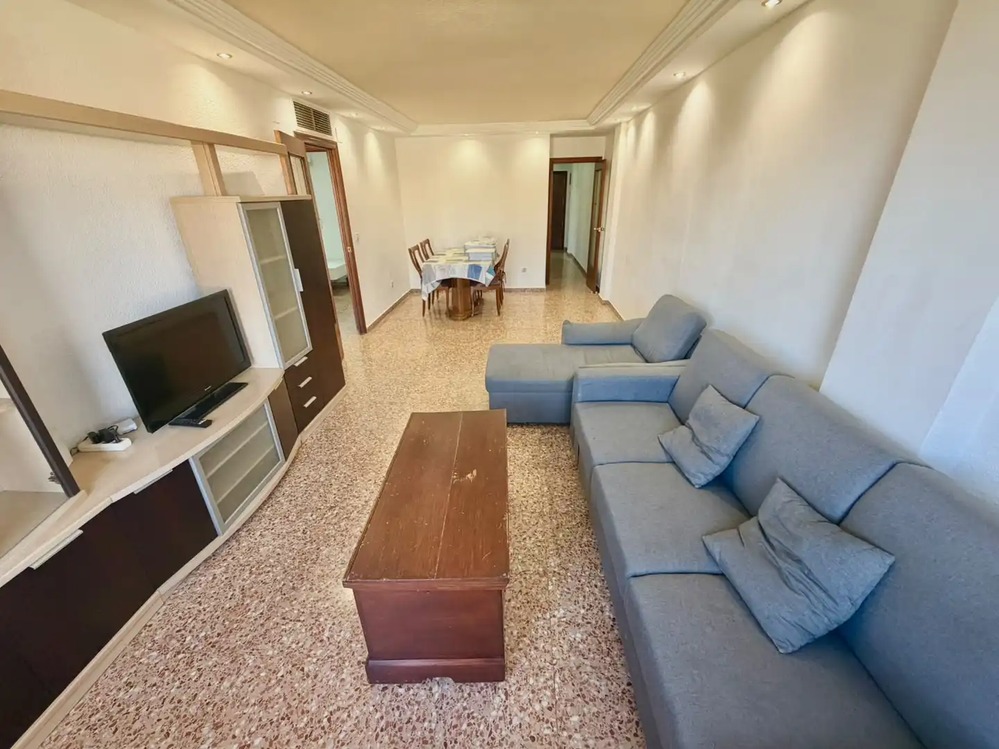 Sala d'estar de Pis de lloguer en San Vicente del Raspeig / Sant Vicent del Raspeig amb Aire condicionat, Calefacció i Moblat