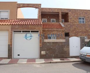 Exterior view of Single-family semi-detached for sale in Roquetas de Mar  with Air Conditioner