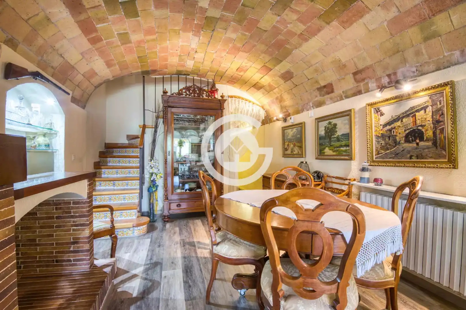 Comedor de Casa adosada en venta en Palafrugell con Calefacción, Parquet y Terraza