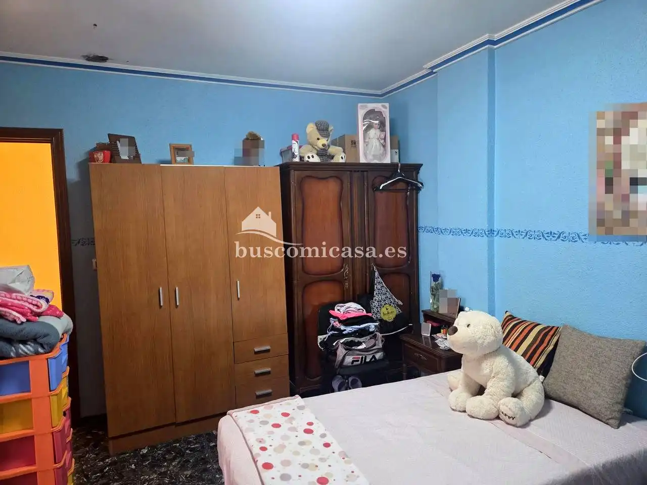 Dormitori de Casa adosada en venda en Jaén amb Aire condicionat, Terrassa i Moblat