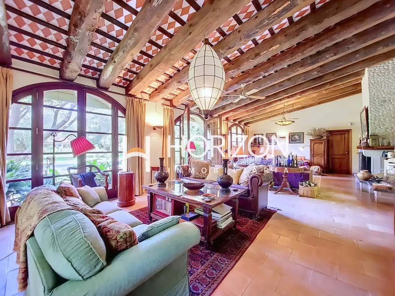 Sala d'estar de Casa adosada en venda en L'Armentera amb Calefacció, Jardí privat i Terrassa