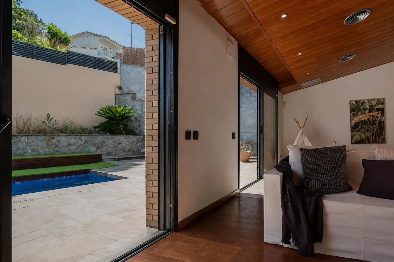 Terraza de Casa o chalet en venta en Cerdanyola del Vallès con Aire acondicionado, Calefacción y Jardín privado