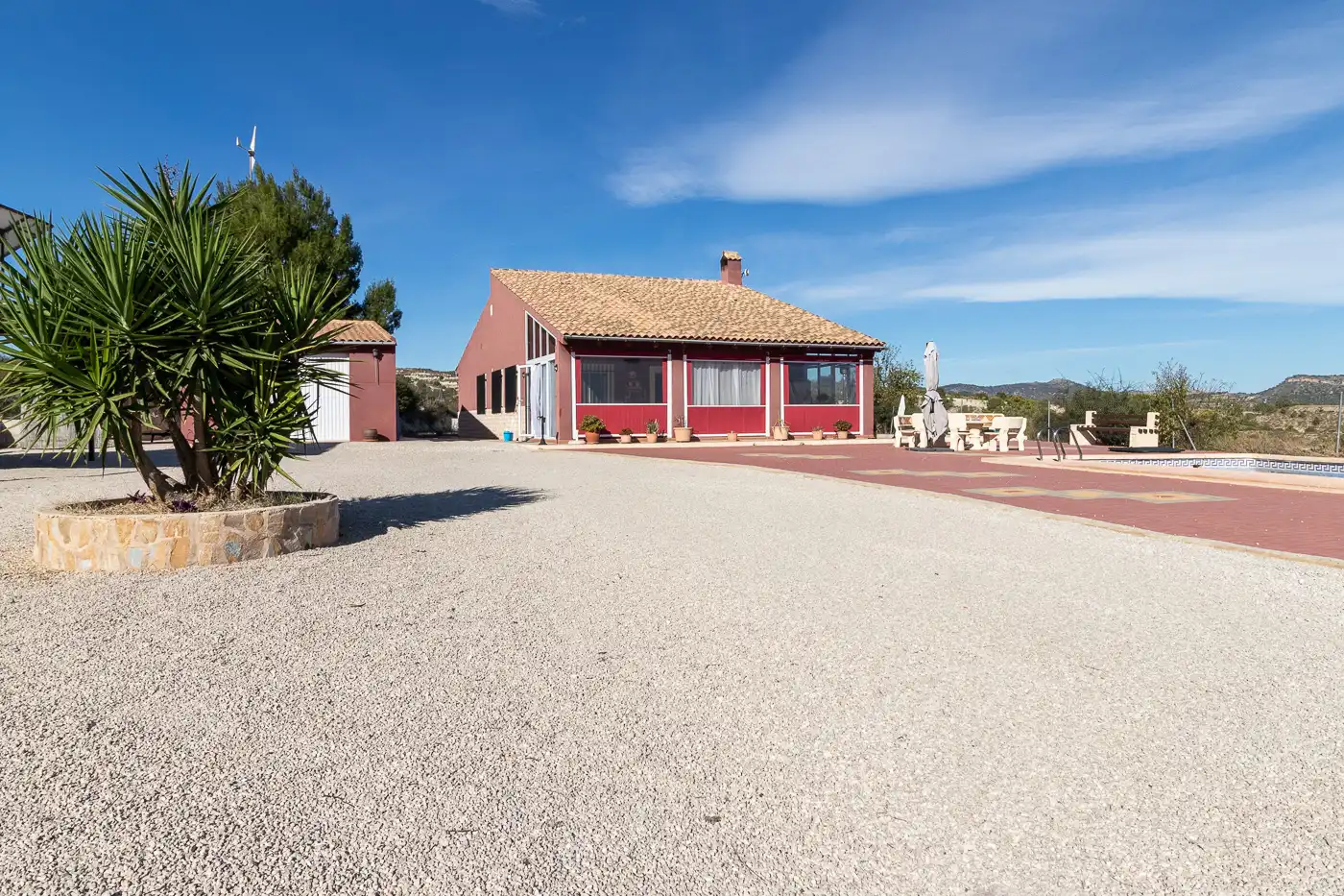 Vista exterior de Casa o xalet en venda en Mula amb Piscina